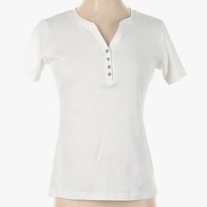 NWOT Macy’s Karen Scott Henley Short Sleeve Tee
